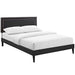 virginia-king-vinyl-platform-bed-with-squared-tapered-legs