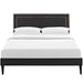 virginia-king-vinyl-platform-bed-with-squared-tapered-legs