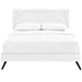 ruthie-full-vinyl-platform-bed-with-round-splayed-legs