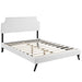 corene-queen-vinyl-platform-bed-with-round-splayed-legs