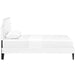 corene-twin-vinyl-platform-bed-with-squared-tapered-legs