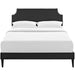 corene-queen-vinyl-platform-bed-with-squared-tapered-legs