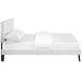 macie-queen-vinyl-platform-bed-with-round-splayed-legs