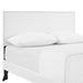 macie-king-vinyl-platform-bed-with-round-splayed-legs