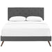 tarah-queen-fabric-platform-bed-with-round-splayed-legs