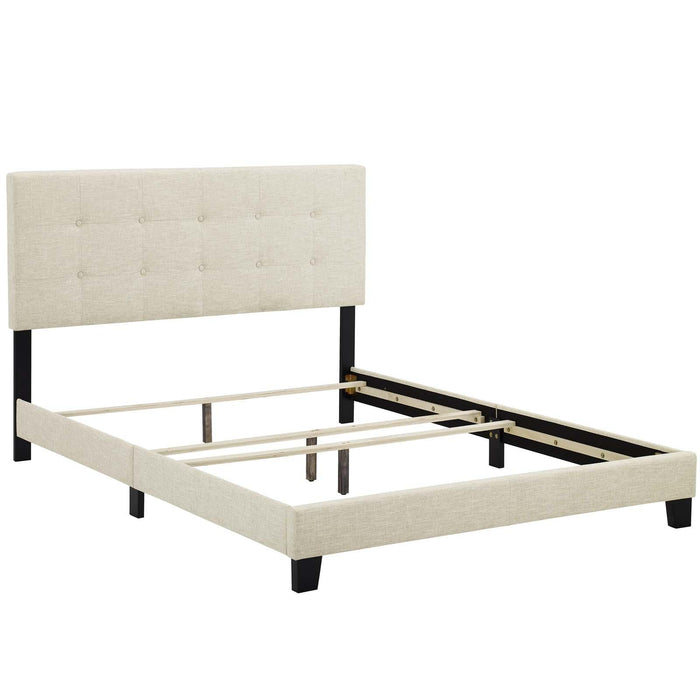 Amira Twin Upholstered Fabric Bed