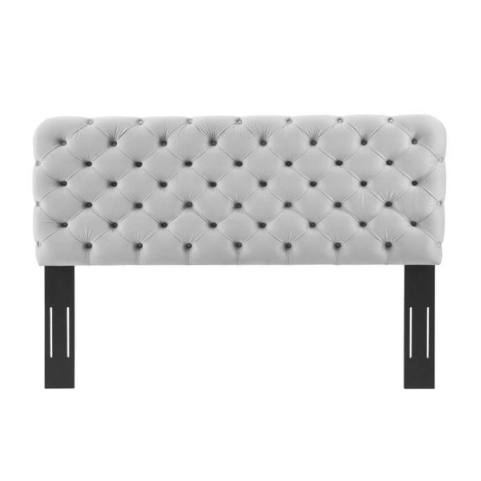 Lizzy Tufted Full/Queen Performance Velvet Headboard