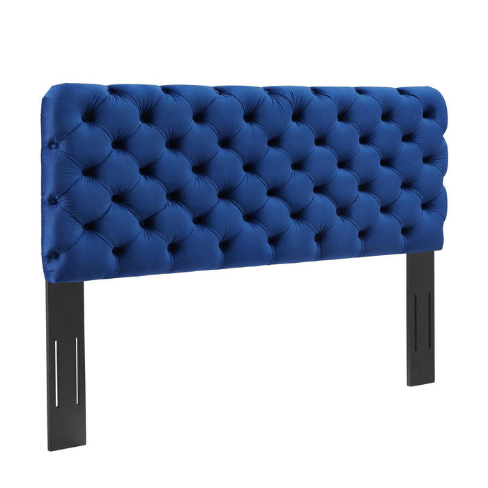 Lizzy Tufted Full/Queen Performance Velvet Headboard