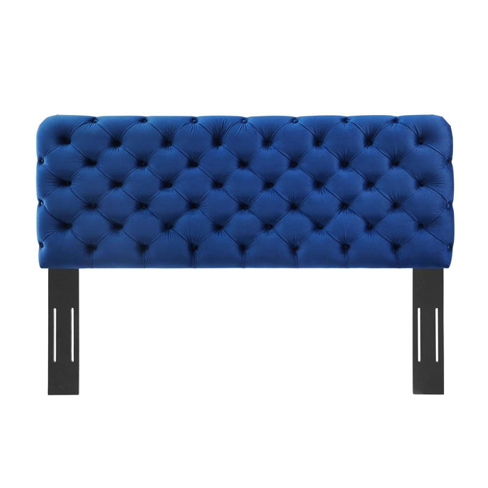 Lizzy Tufted Full/Queen Performance Velvet Headboard