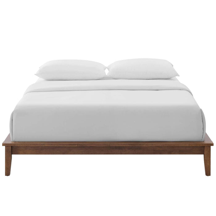 Lodge Queen Wood Platform Bed Frame