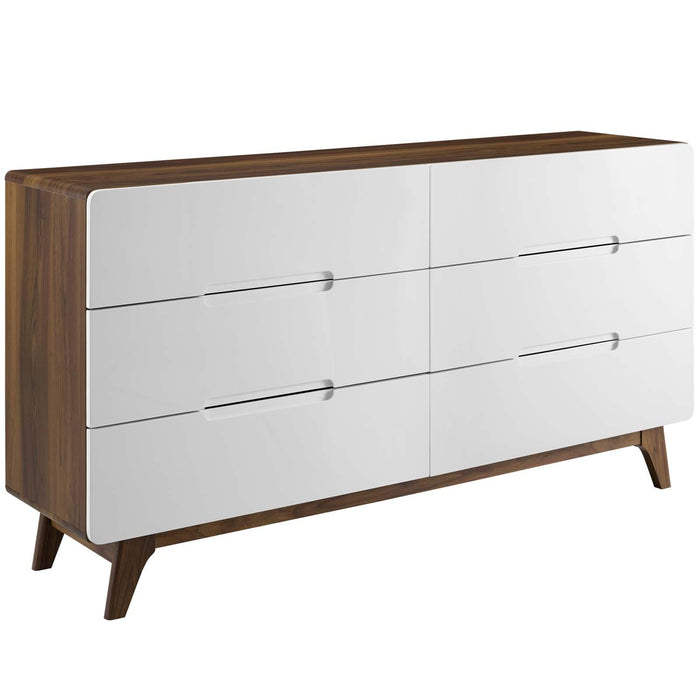 Origin Six-Drawer Wood Dresser or Display Stand