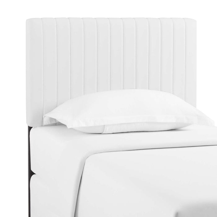 Keira Twin Faux Leather Headboard image