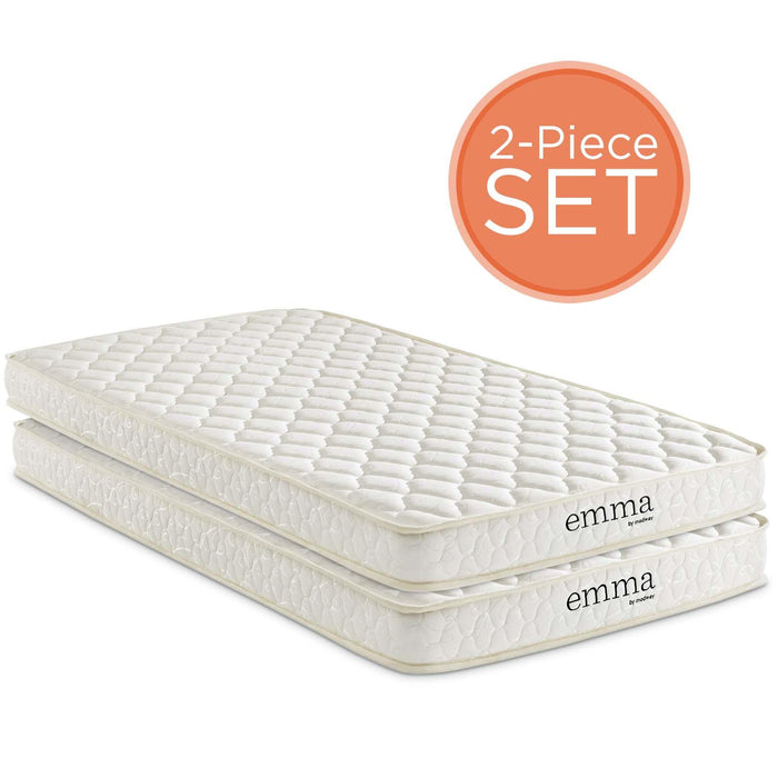 Emma 6" Twin Mattress Foam Set of 2 image