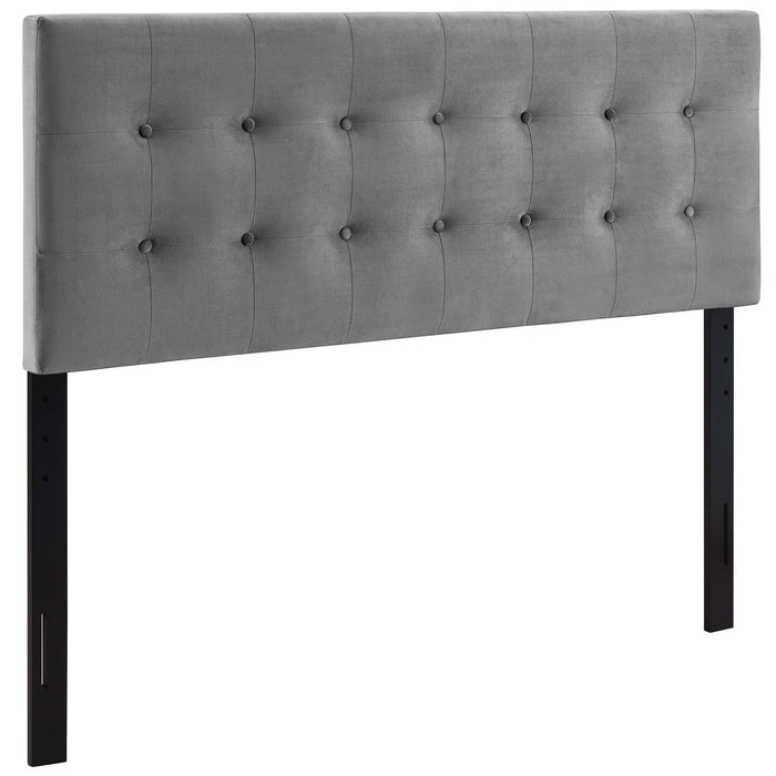 Emily Queen Biscuit Tufted Performance Velvet Headboard image