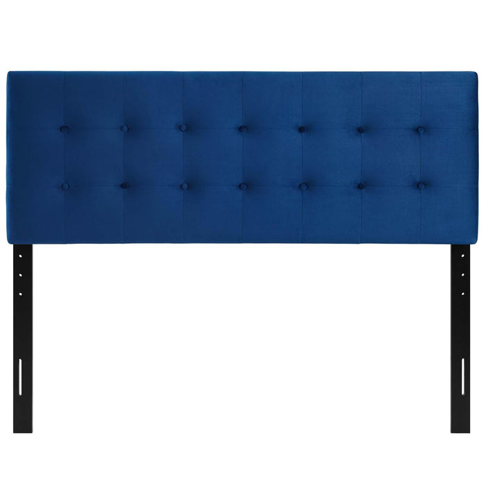 Emily Full Biscuit Tufted Performance Velvet Headboard