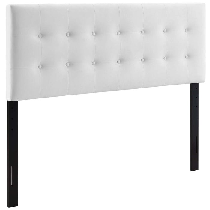 Emily Full Biscuit Tufted Performance Velvet Headboard