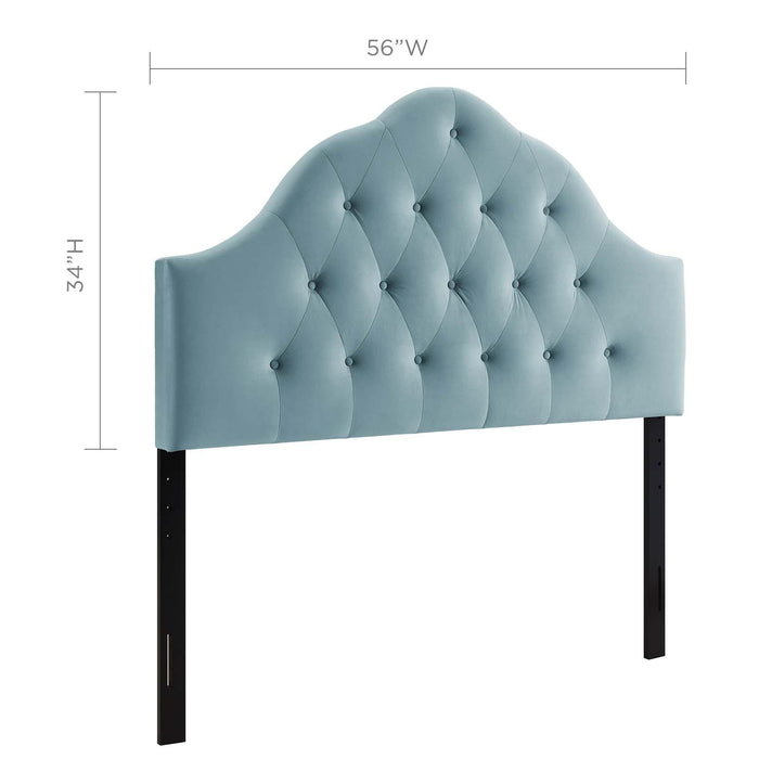 Sovereign Full Diamond Tufted Performance Velvet Headboard