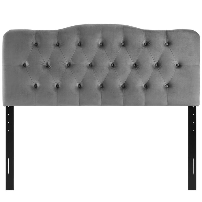 Annabel Full Diamond Tufted Performance Velvet Headboard