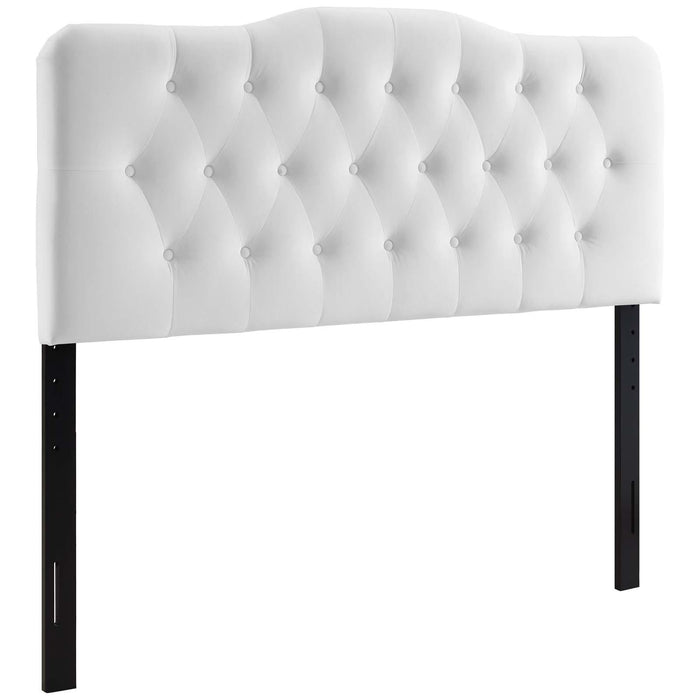 Annabel King Diamond Tufted Performance Velvet Headboard