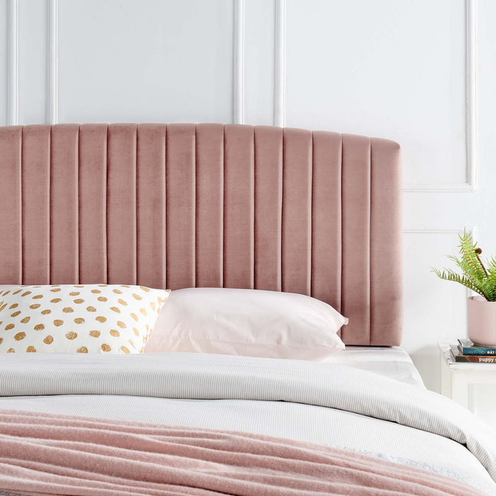 Rebecca Performance Velvet Twin Headboard