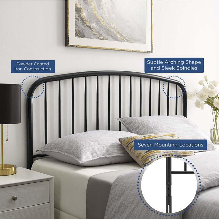 Nova Twin Metal Headboard