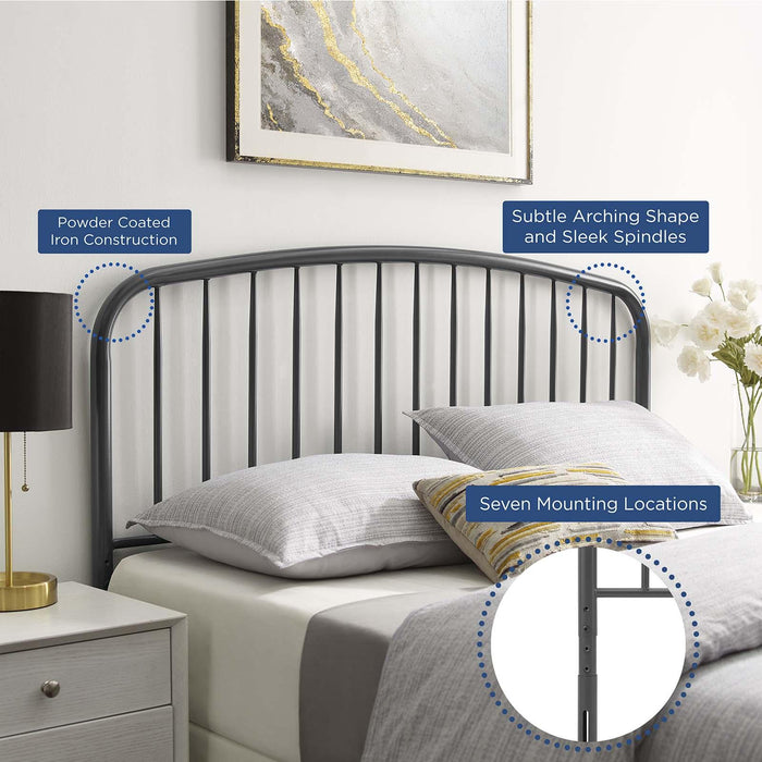 Nova King Metal Headboard