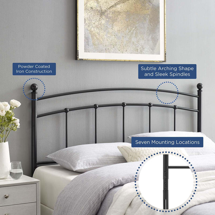 Abigail Twin Metal Headboard