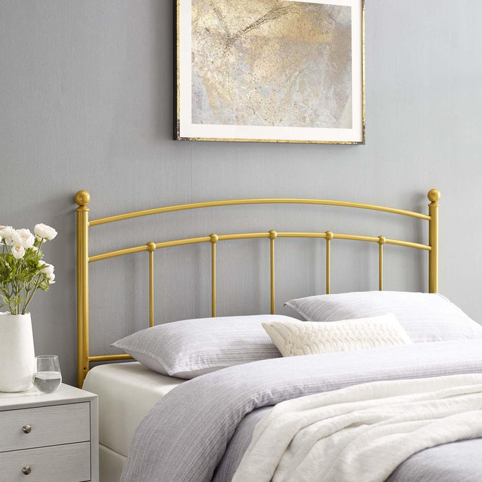 Abigail Queen Metal Headboard