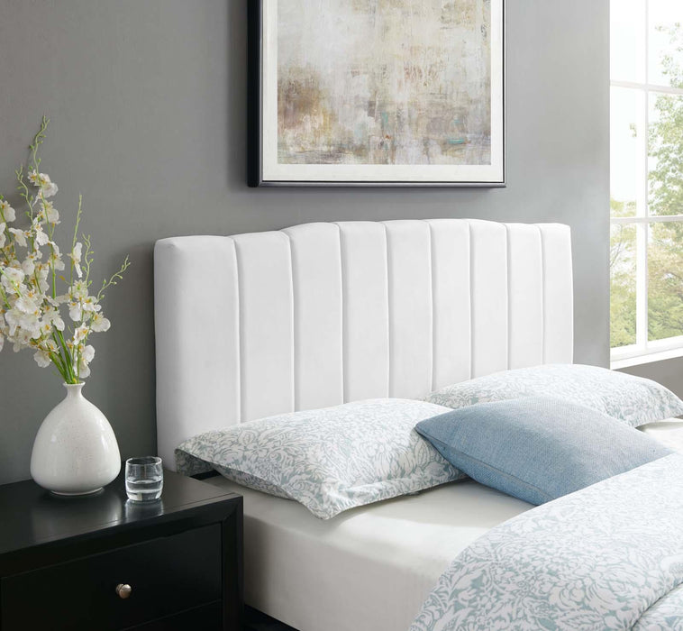 Camilla Channel Tufted Full/Queen Performance Velvet Headboard