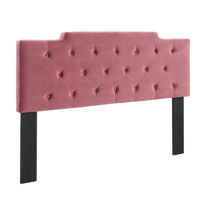 Juliet Tufted King/California King Performance Velvet Headboard