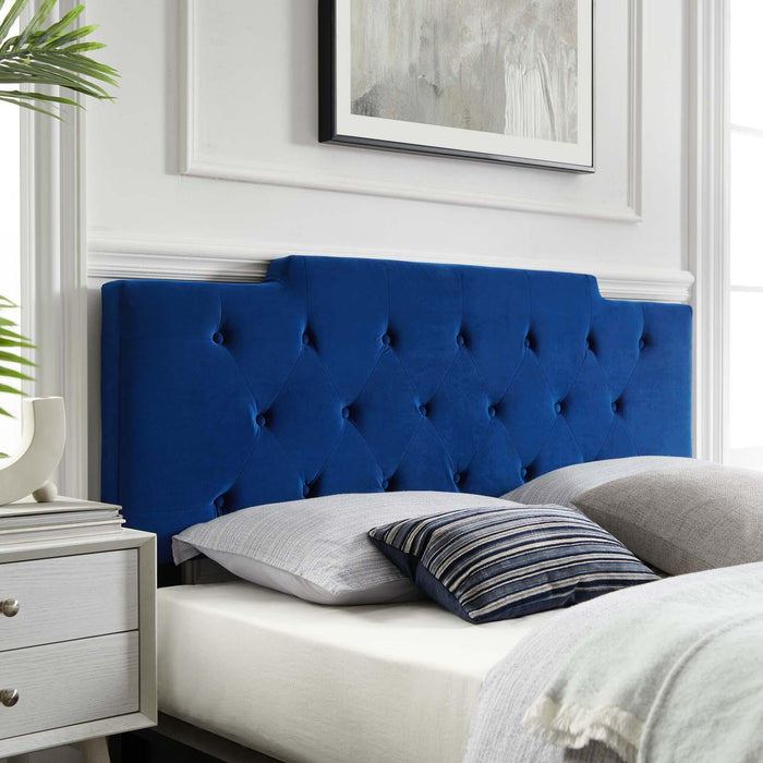 Juliet Tufted Twin Performance Velvet Headboard