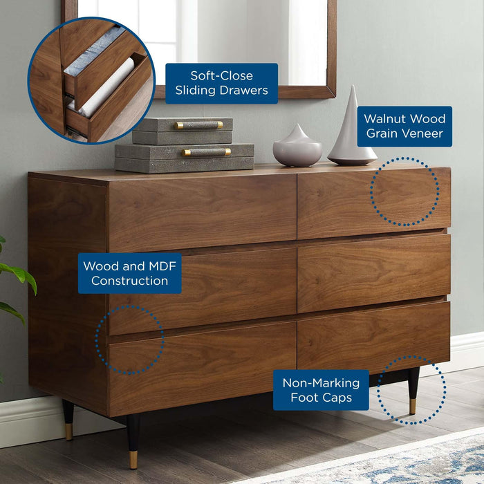 Caima 6-Drawer 	Dresser