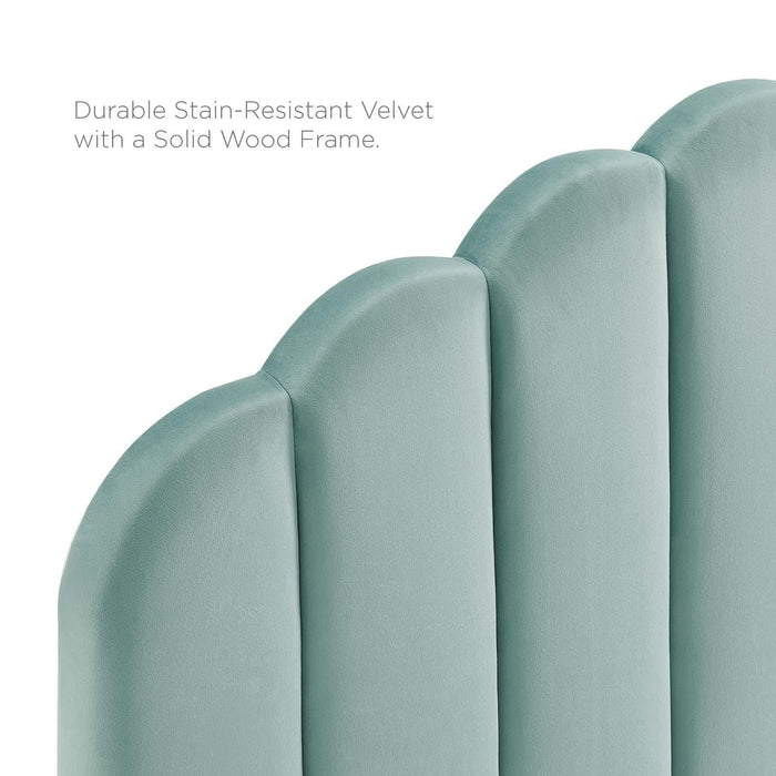 Veronique Twin Performance Velvet Headboard