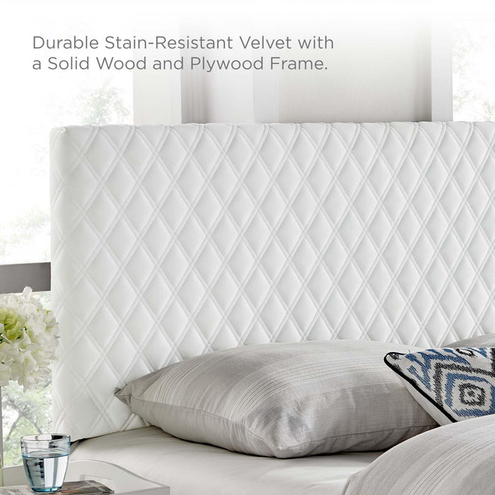 Angela Full/Queen Performance Velvet Headboard