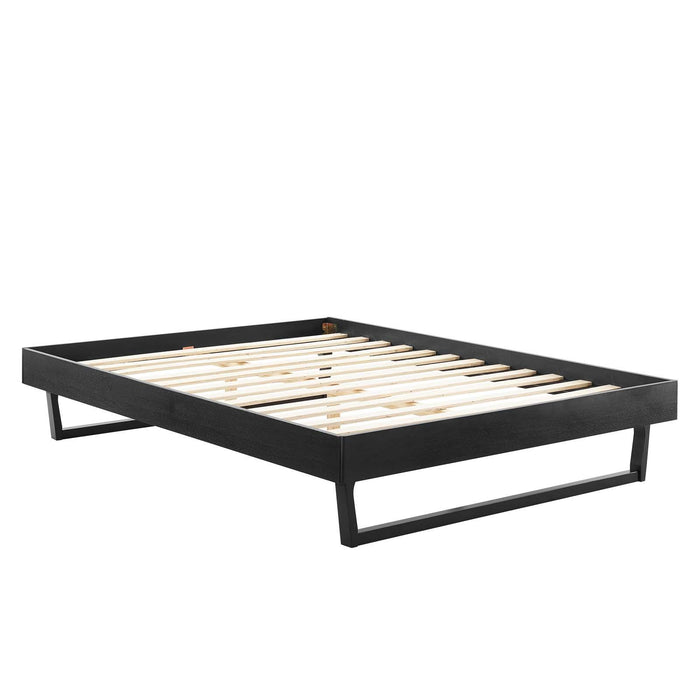 Billie King Wood Platform Bed Frame