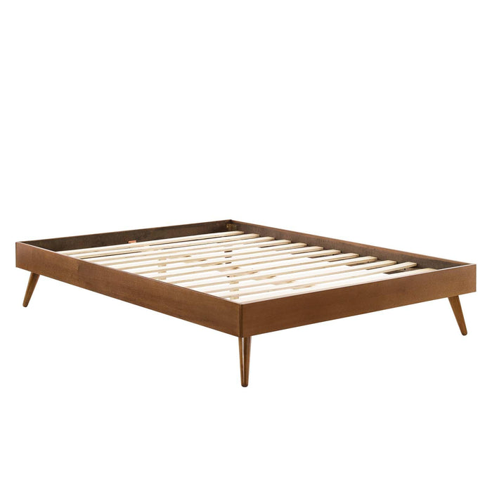 Margo King Wood Platform Bed Frame