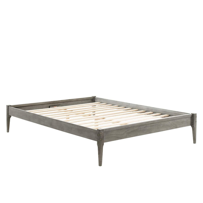 June Twin Wood Platform Bed Frame