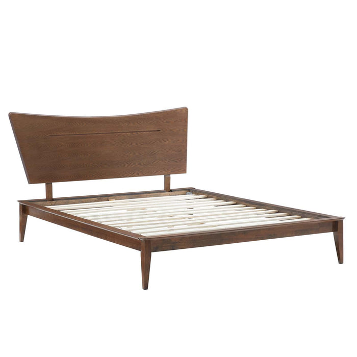 Astra King Wood Platform Bed