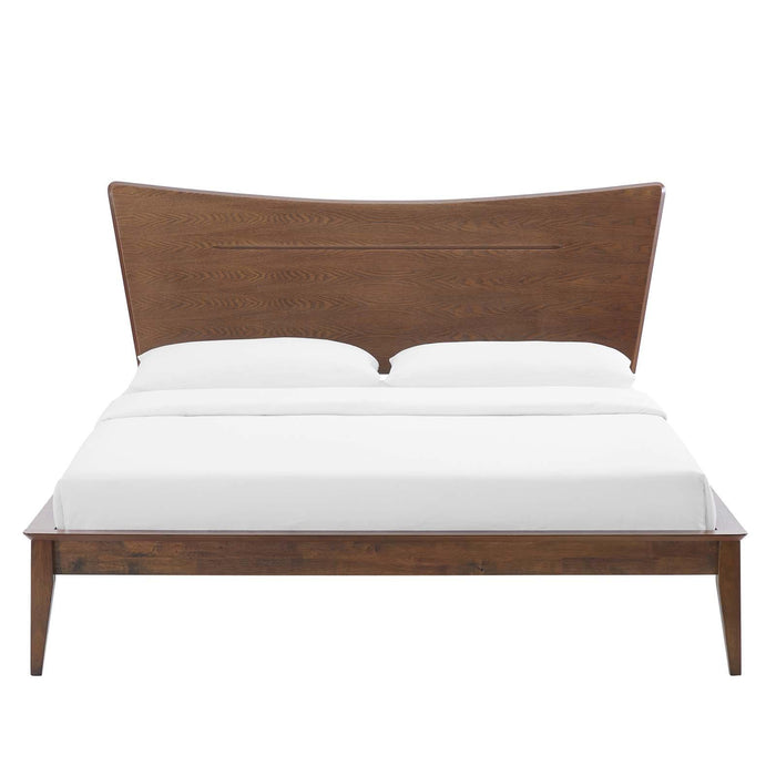 Astra King Wood Platform Bed