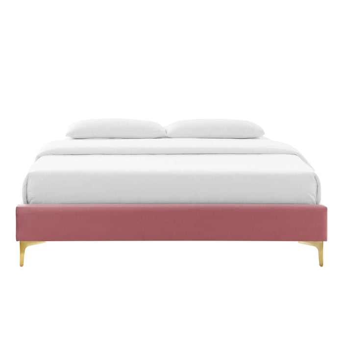 Sutton Full Performance Velvet Bed Frame