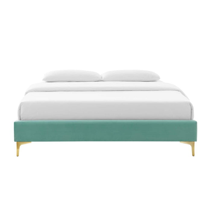 Sutton Twin Performance Velvet Bed Frame