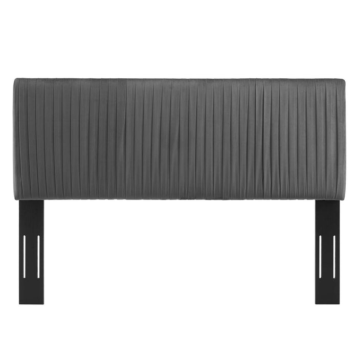 Eloise Channel Tufted Performance Velvet Twin Headboard