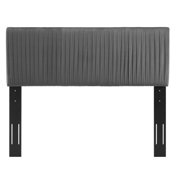 Eloise Channel Tufted Performance Velvet Twin Headboard