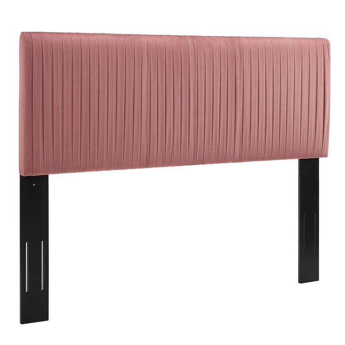 Eloise Channel Tufted Performance Velvet Twin Headboard