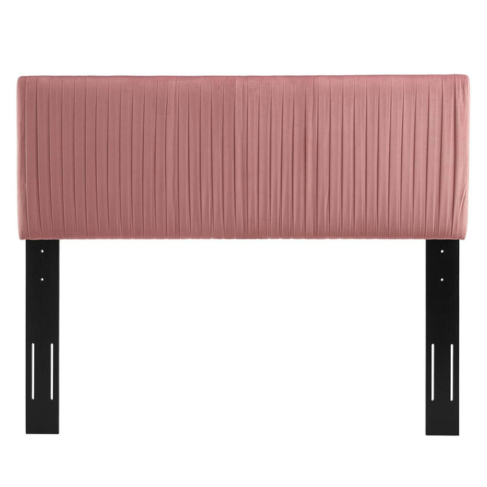 Eloise Channel Tufted Performance Velvet Twin Headboard