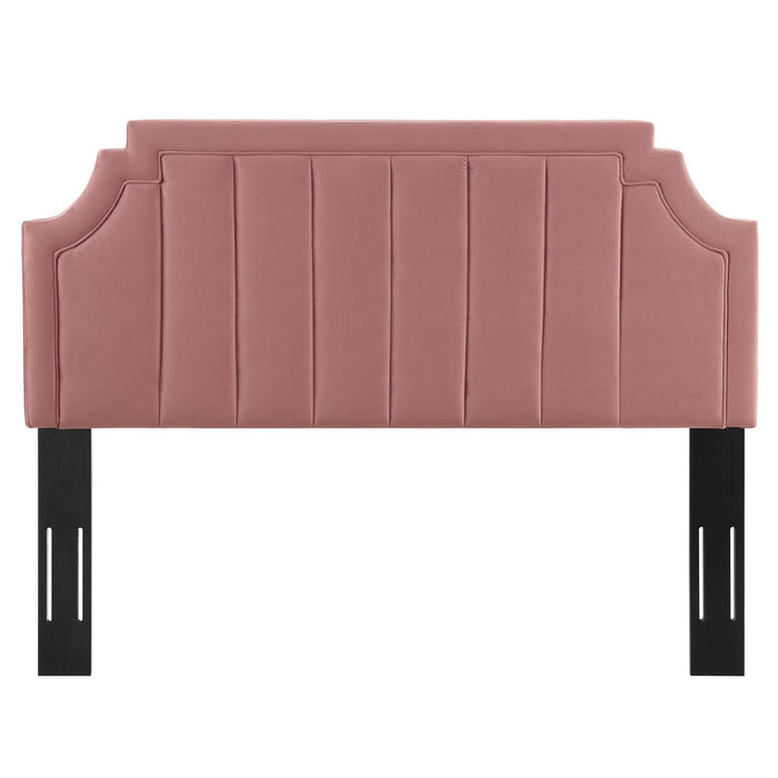 Alyona Channel Tufted Performance Velvet Full/Queen Headboard