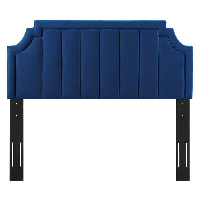 Alyona Channel Tufted Performance Velvet King/California Headboard