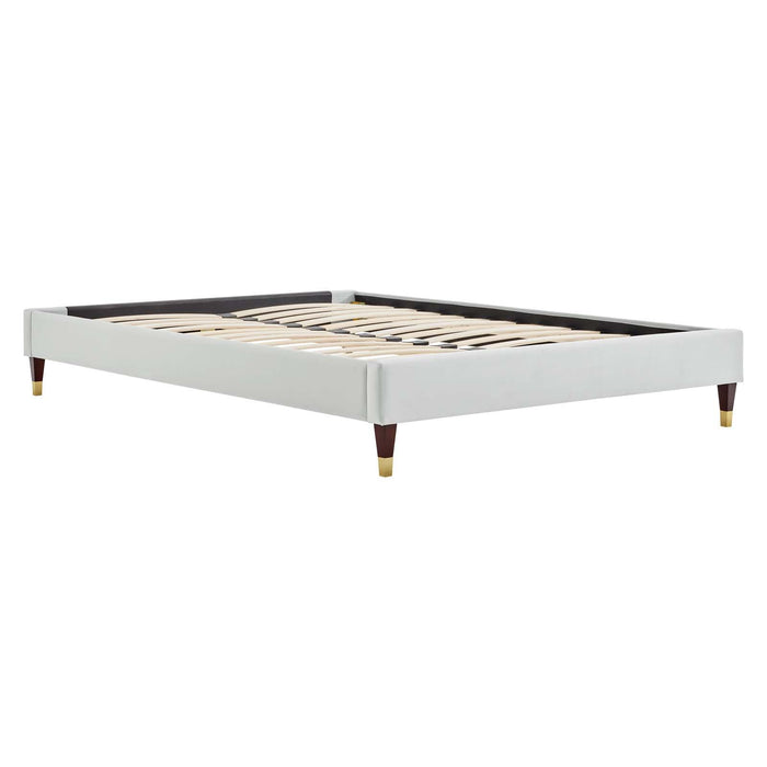 Elise King Performance Velvet Platform Bed