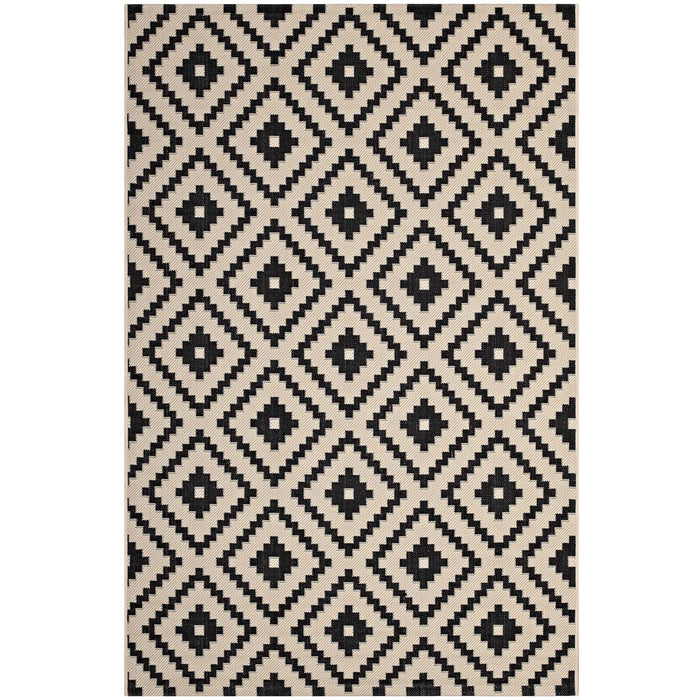 Perplex  Geometric Diamond Trellis 8x10 Indoor and Outdoor Area Rug image