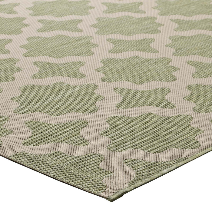 Cerelia Moroccan Trellis 5x8 Indoor and Outdoor Area Rug